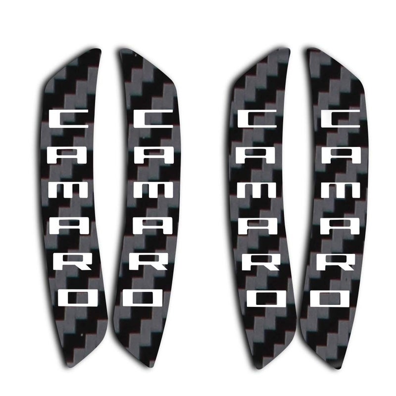 IPG for 2016-2019 Camaro Front & Rear Side Marker Camaro - RS - SS Carbon Fiber Vinyl kit 4 Units Set (Black Carbon Fiber, Camaro) - Image 4